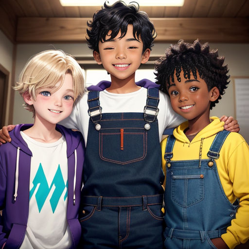 Colorful Overalls and Hoodies