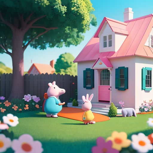 Who is inside Peppa Pig's house in the Peppa Pig house wallpaper? :  r/peppapiglore