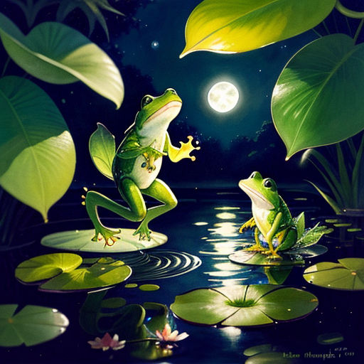 Lily Pad Hopper Frog