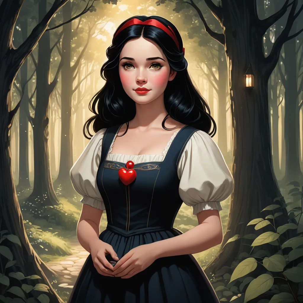 a painting of a woman in a forest with a red heart on her chest and a lantern in her hand, fantasy art, a character portrait, Anne Stokes, fantasy character portrait