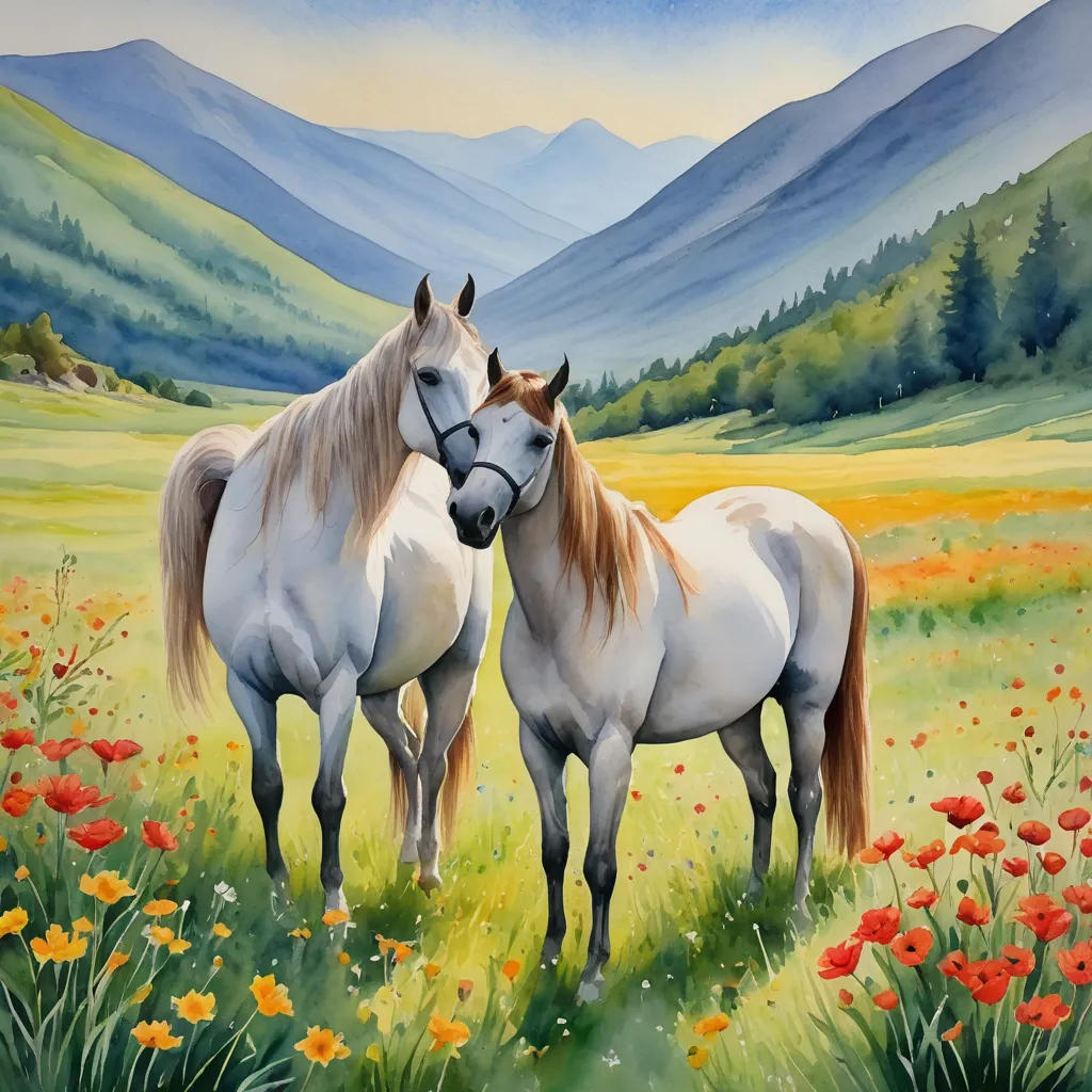 The Little Girl and Her Horse