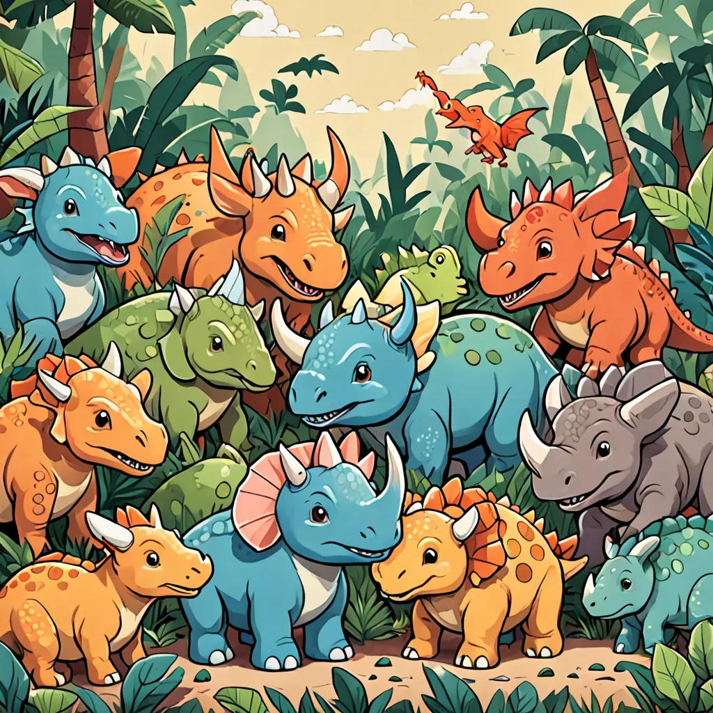 The Triceratops and Friends