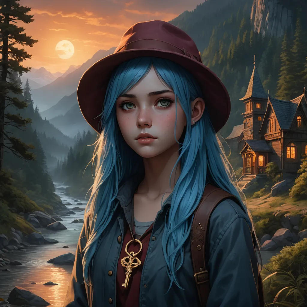 The Adventures of Blue Hair Girl