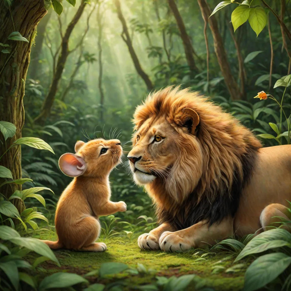 The Lion and the Mouse
