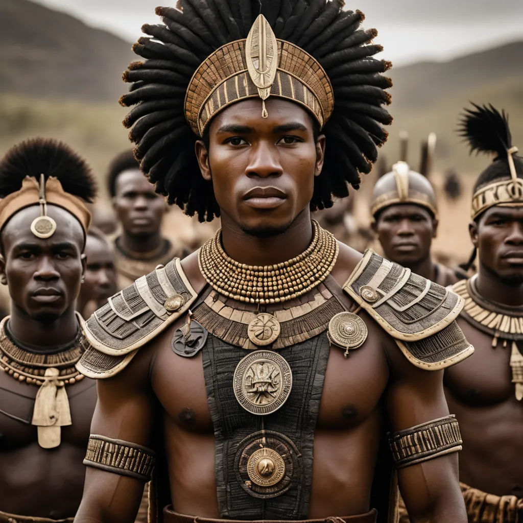 a group of african men in costume standing next to each other in a field of grass and dirt,, afrofuturism, a colorized photo, Bruce Onobrakpeya, cinematic still