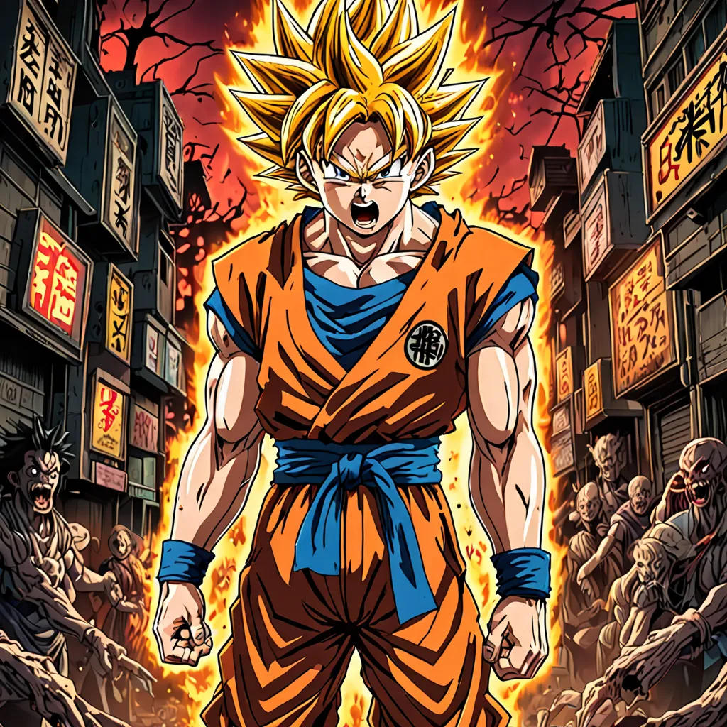 Goku vs Horror World