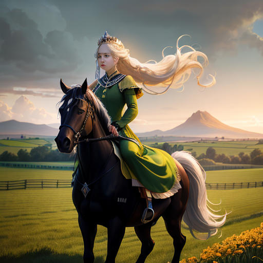 Princess Linda and Thunder the Horse
