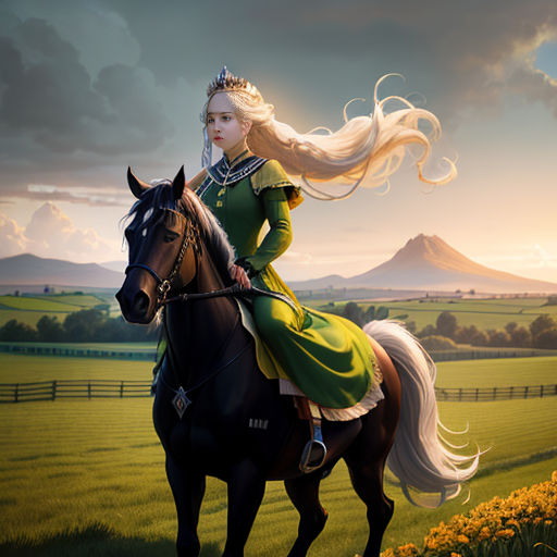 Princess Linda and Thunder the Horse