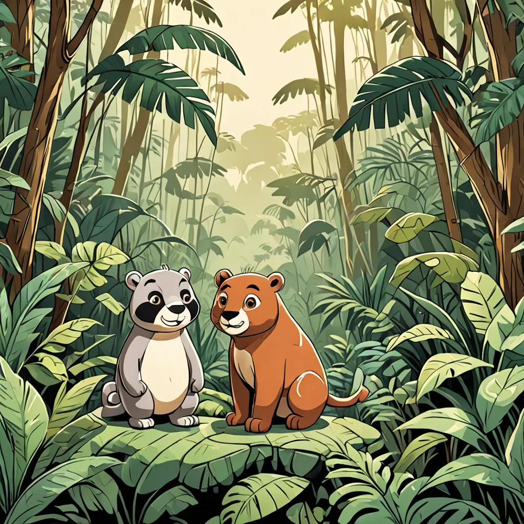 The Clever Fox and the Wise Monkey