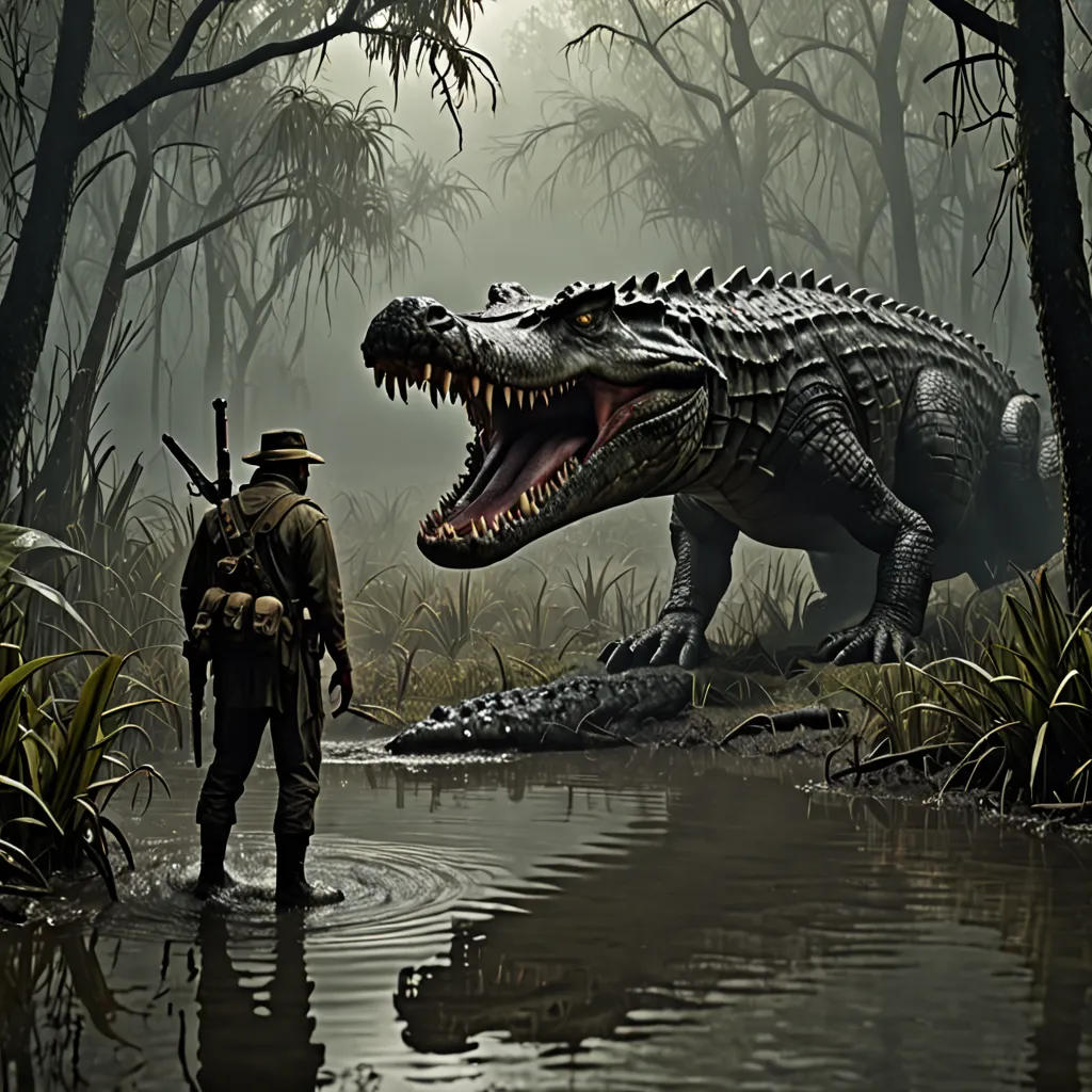 The Hunter and the Crocodile
