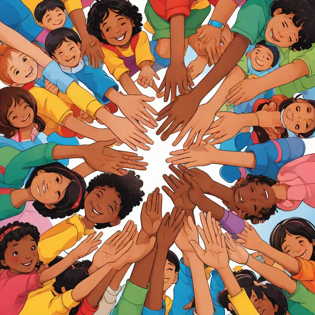 The Colorful Circle of Friends