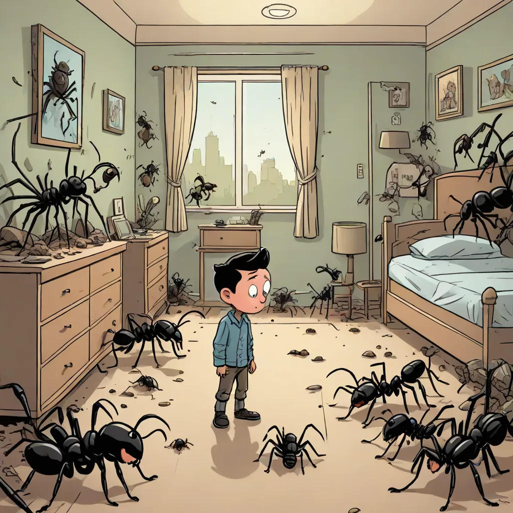 Frankie's Ant Encounter