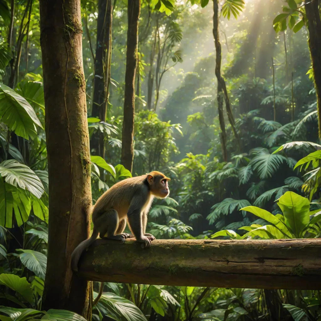 The Curious Monkey and the Wedge
