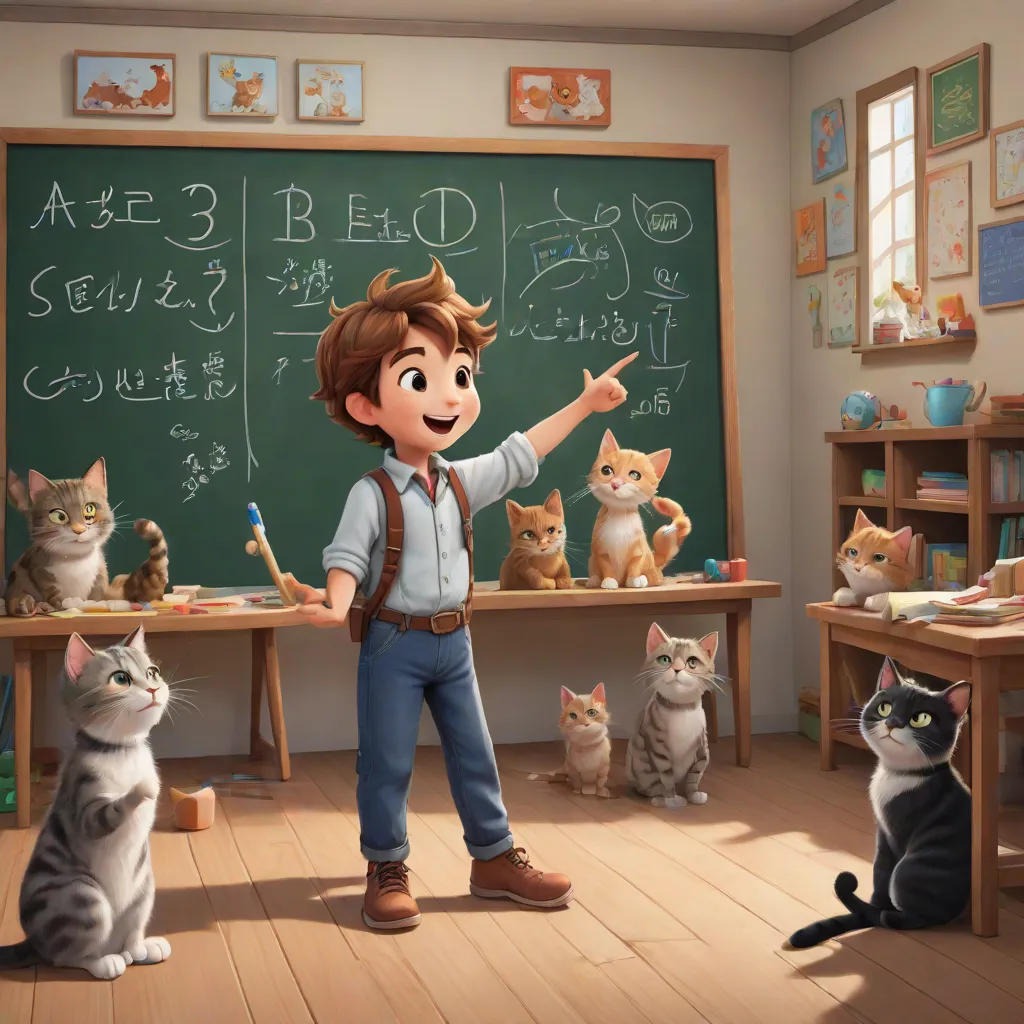 The Clever Boy and the Naughty Cats