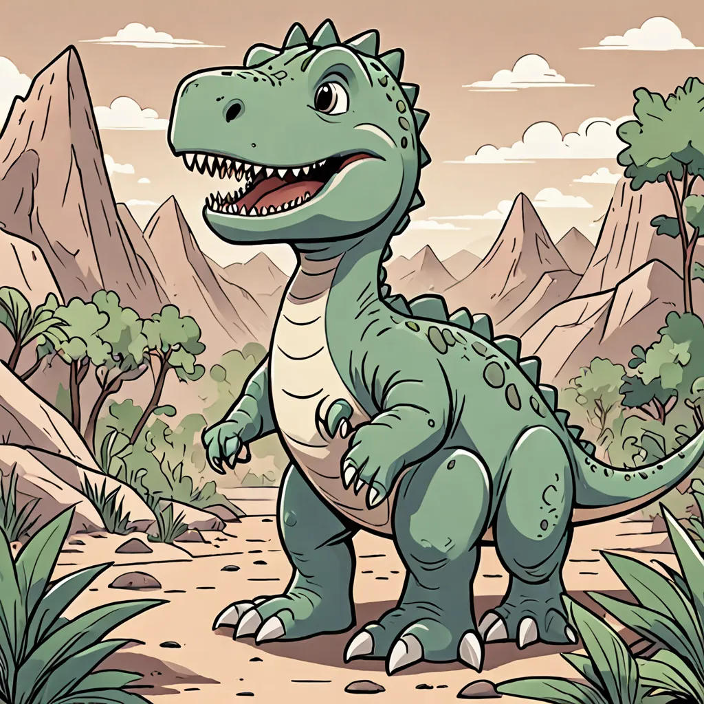 Caleb and the Friendly Dinosaur