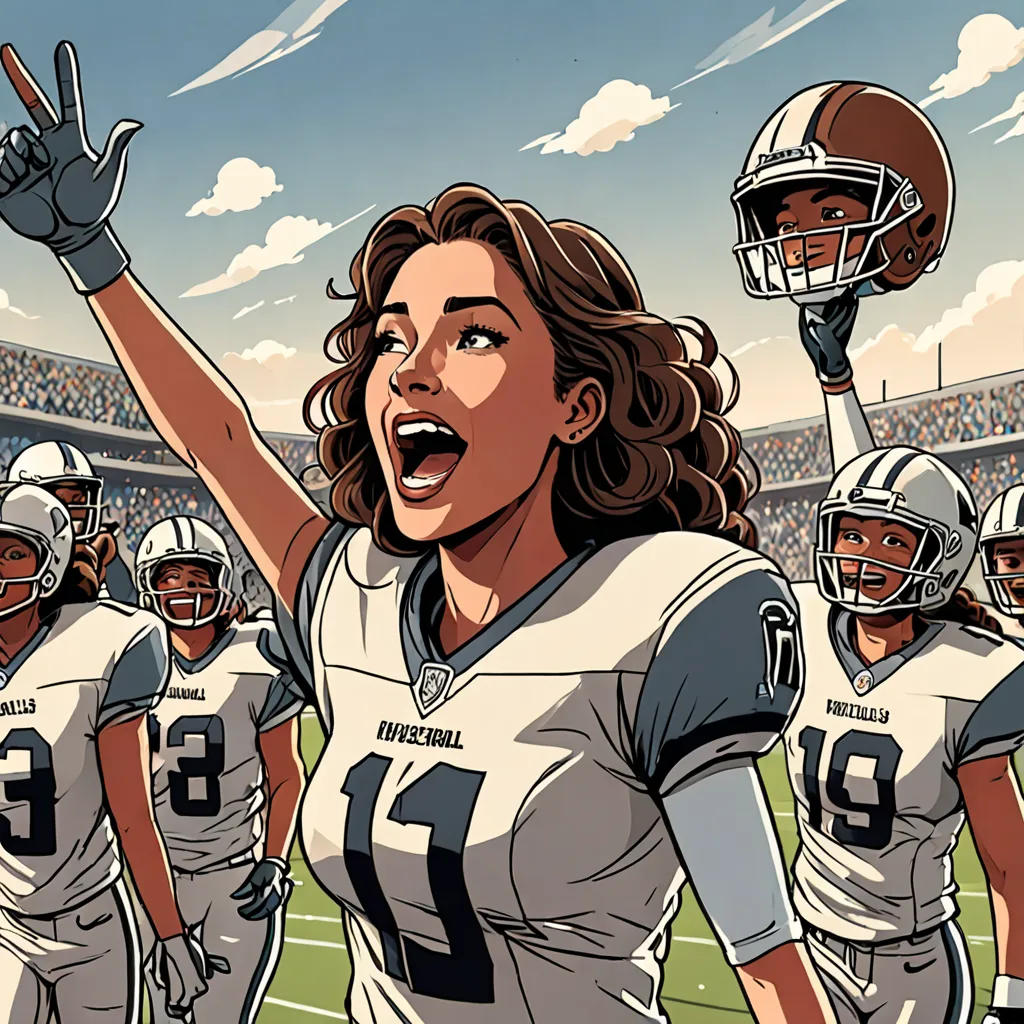 Isabella's Touchdown Triumph
