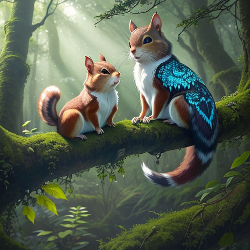 Pixilart - Fauna and her husband Forest by hufflepufflife