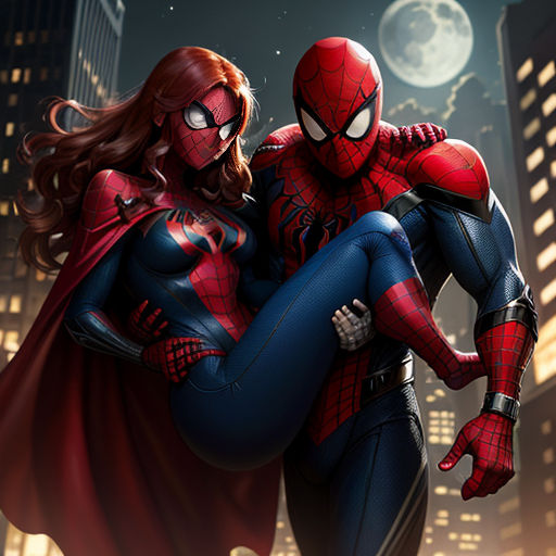 spiderman and mary jane wallpaper