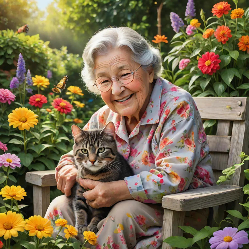 Grandma and the Cat