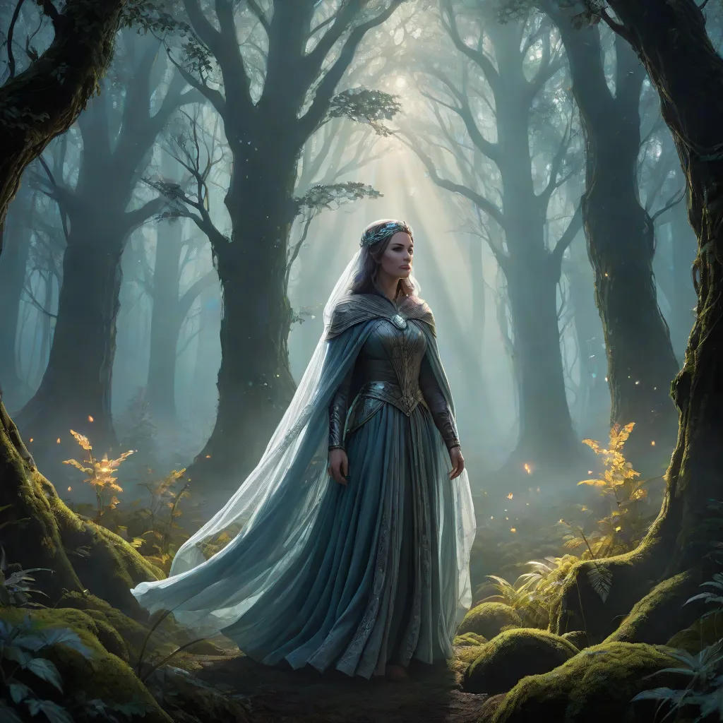 A Girl in the Ghost Forest