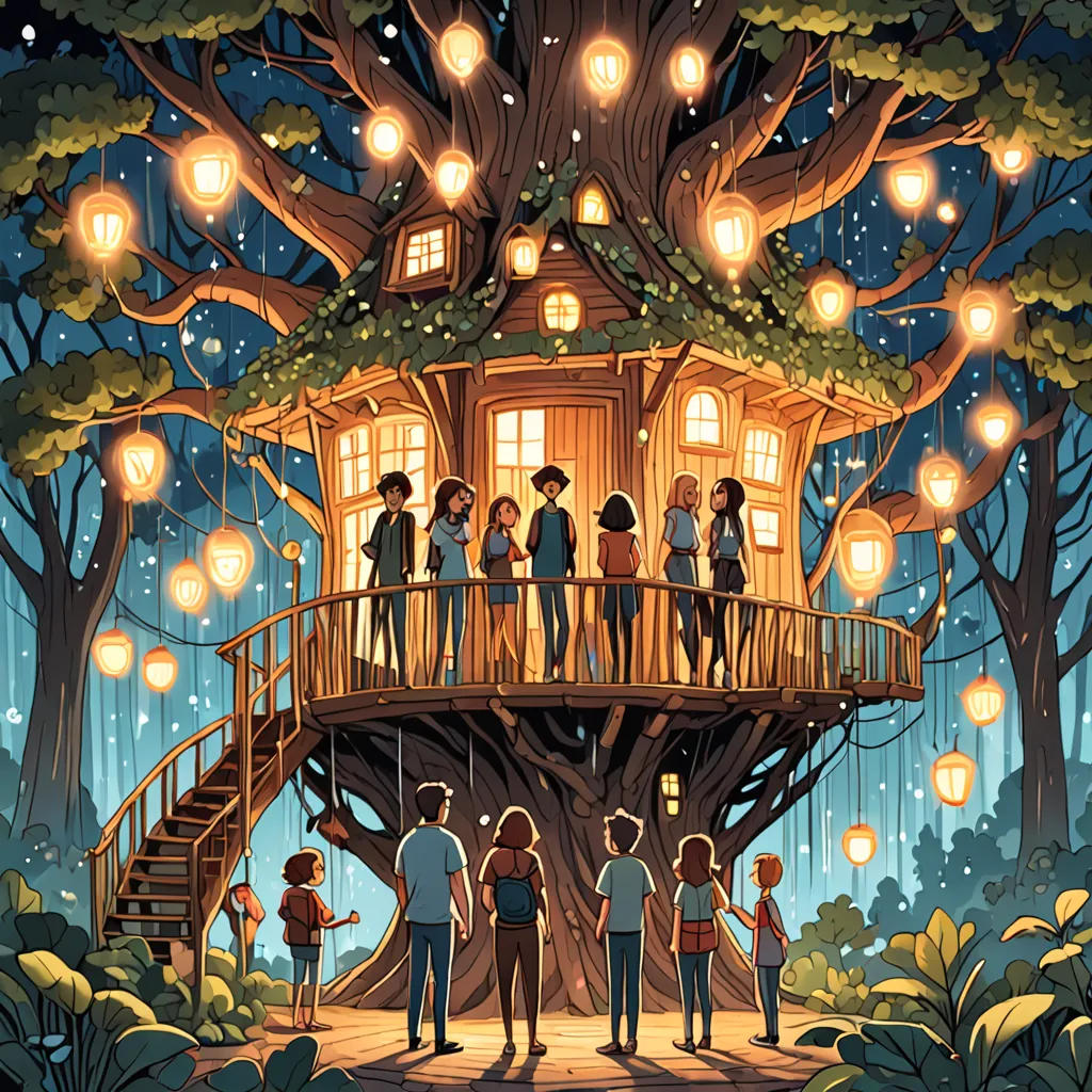 The Time-Traveling Treehouse Adventures