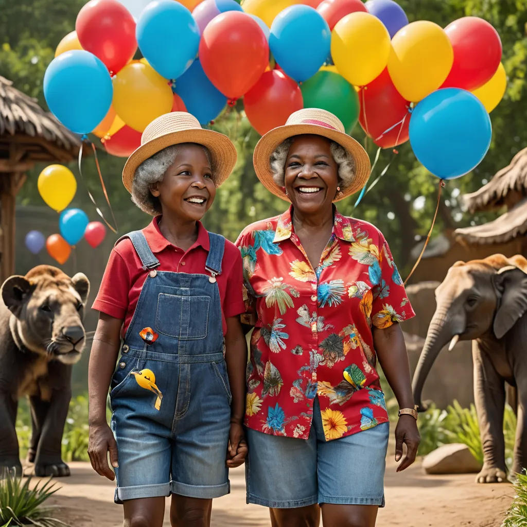 Grandma and RJ's Zoo Adventure