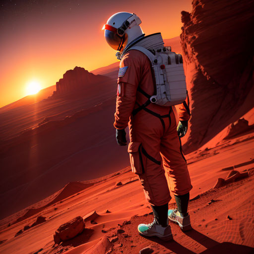 The Martian Sunset