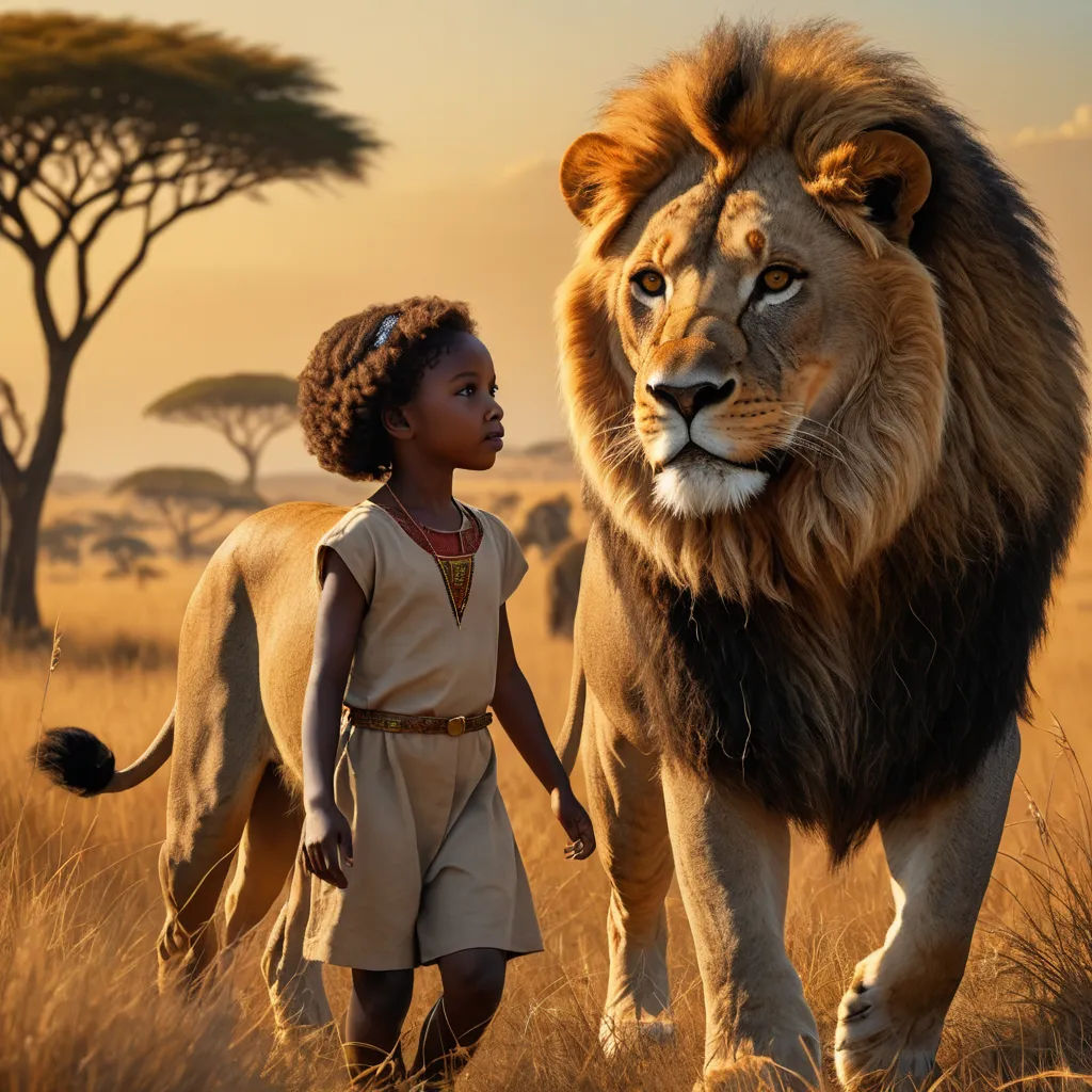 The Girl and the Lion