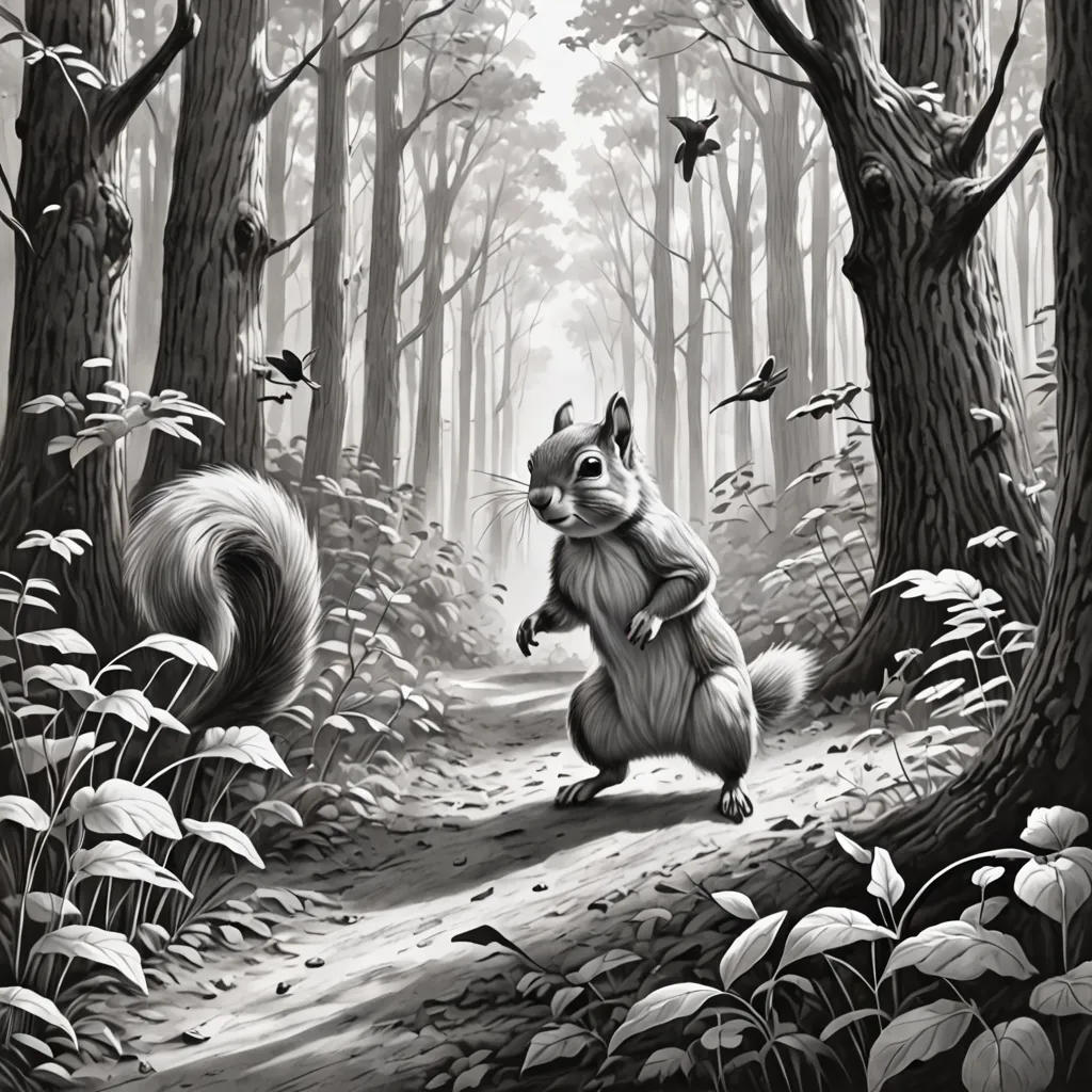 The Brave Little Squirrel