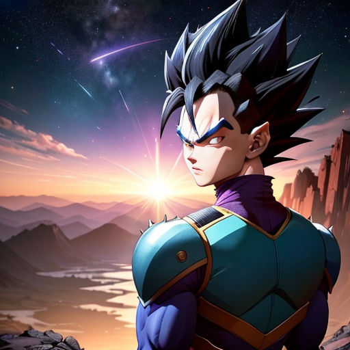 Vegeta SSJ5  Dragon ball super manga, Anime dragon ball super