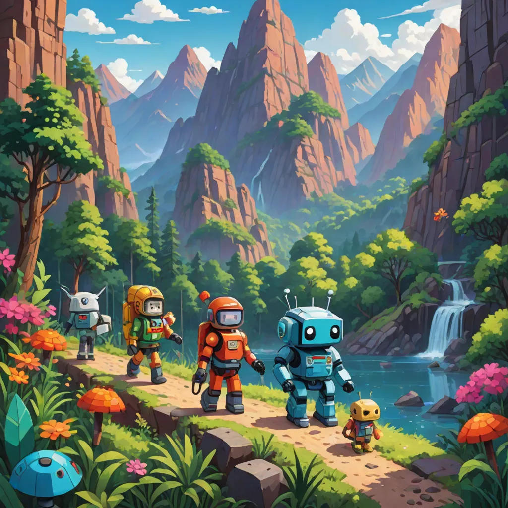 The Adventures of Pixel the Robot
