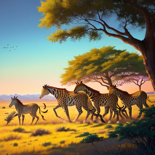 circle of life giraffe