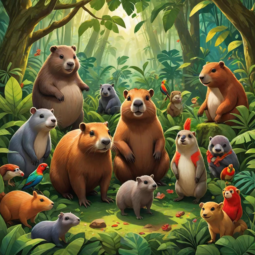Capybara and Friends