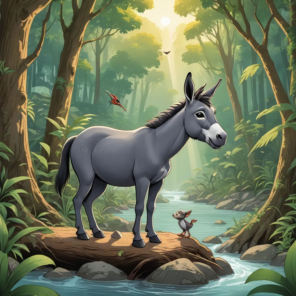 The Lazy Donkey's Magical Misadventure