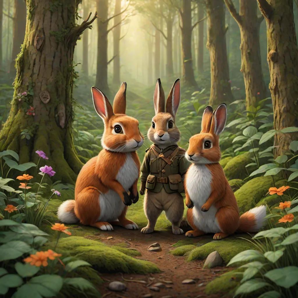 The Brave Rabbit and the Evil Fox