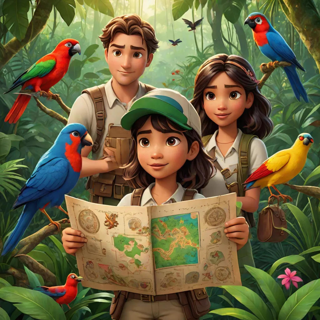 The Treasure Map of the Amazon Jungle