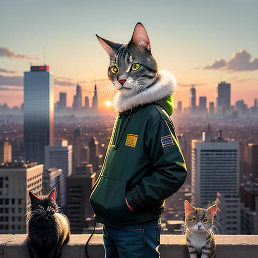 The Cat's Urban Adventure