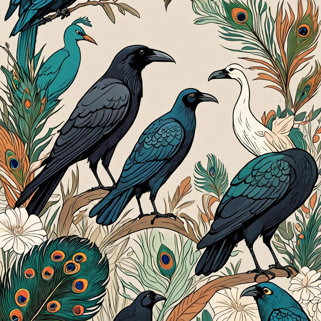 Embrace Your Uniqueness: The Crow's Journey to Happiness