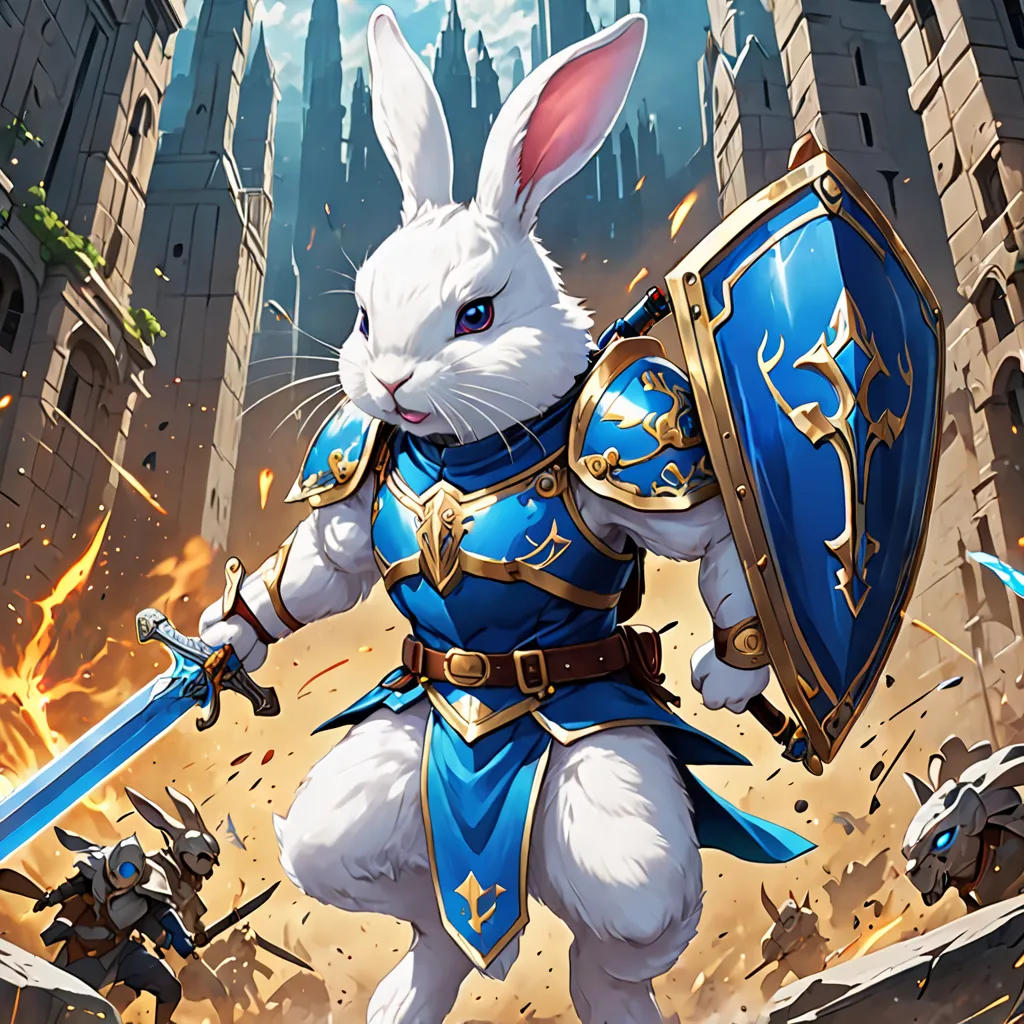 The Battle of the Blue Bunny