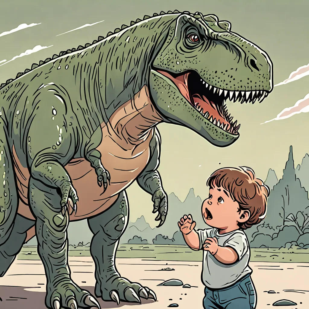 The T-Rex and the Toddler