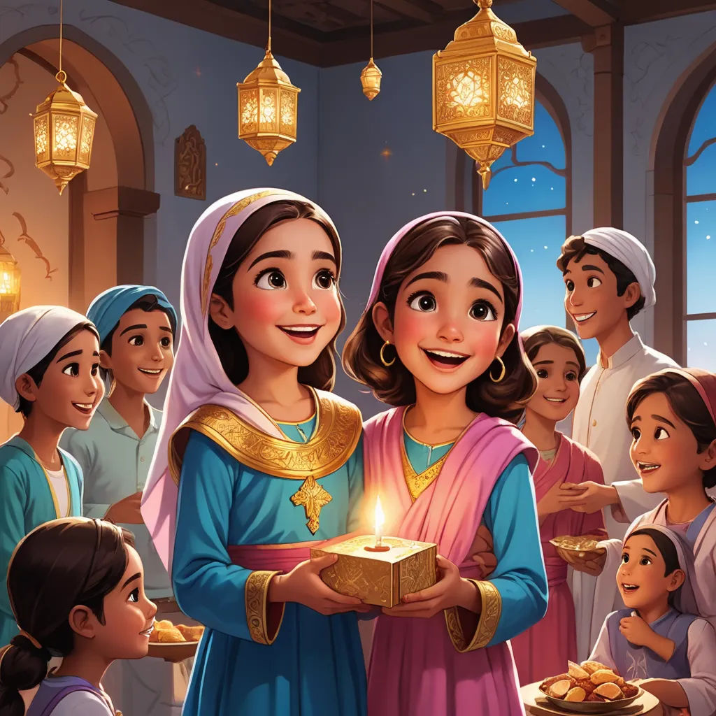 a cartoon of a woman holding a tray of food with a group of people around her and a man holding a tray of food, hurufiyya, a storybook illustration, Ella Guru, official art