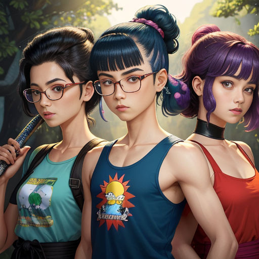 The Ninja Sisters and the Dinosaur Tales