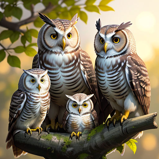 The Owl Family's Surprise