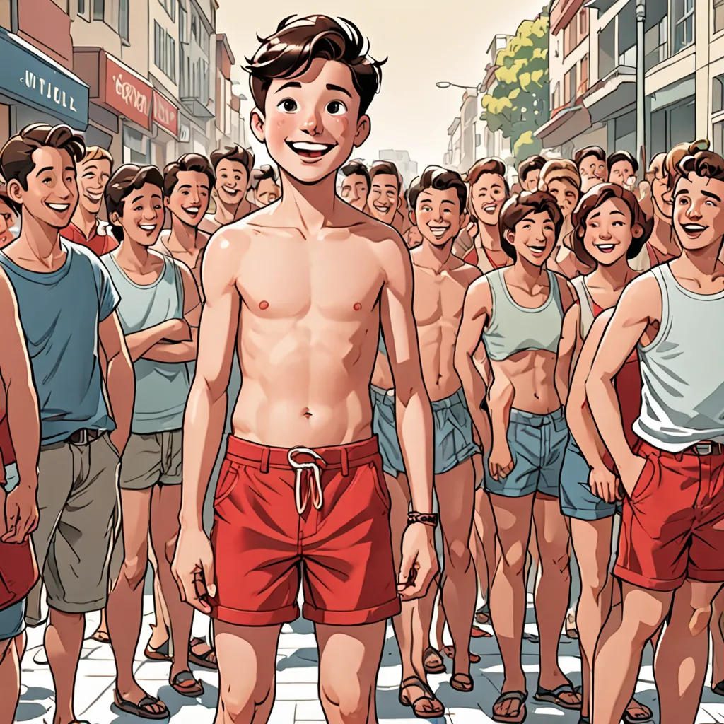 The Boy with the Red Shorts