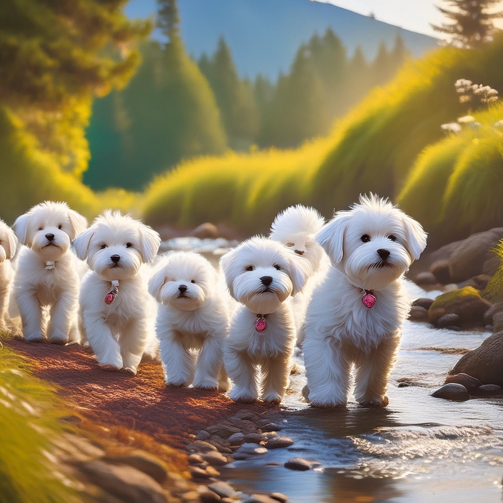 The Adventures of Little Maya and Her Puppies