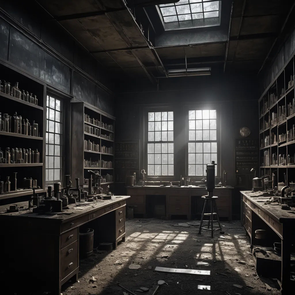 a room with a lot of shelves and a window with a light coming in from it and a chair in the middle, neoplasticism, a matte painting, Andrew Geddes, cryengine