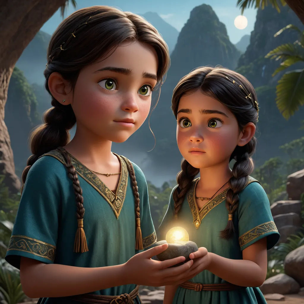a couple of girls standing next to each other holding a light in their hands and looking at the camera, photorealism, a poster, Ella Guru, cgstudio