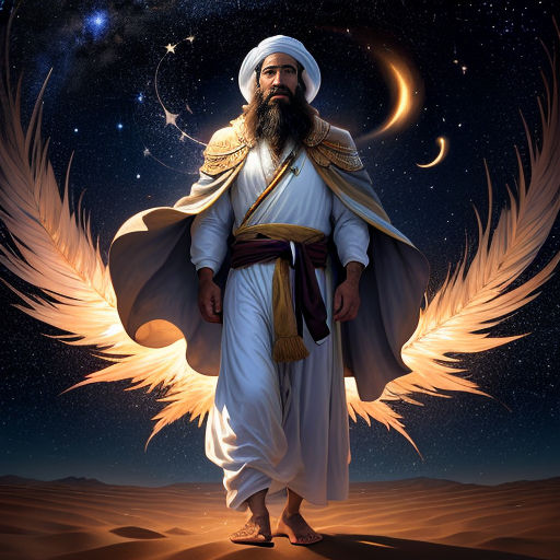 The Angel Jibril. السَّلاَمُ عَلَيْكُمْ وَرَحْمَةُ اللهِ…, by Ahmad Ardan