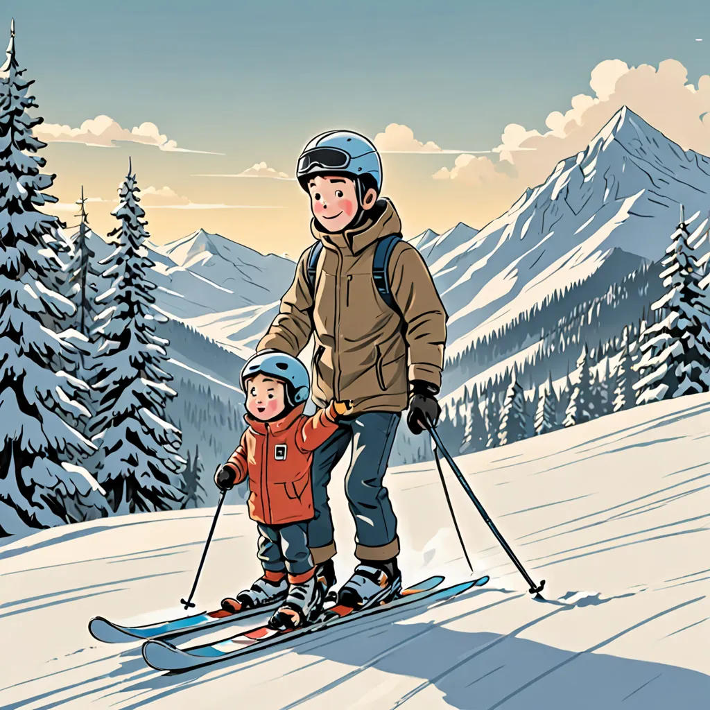 The Little Skier