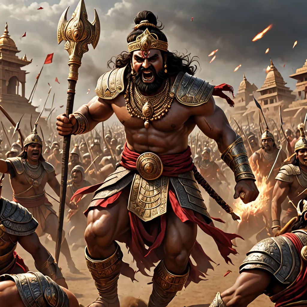 a painting of a man with a sword and a lot of other men in armor and armor in front of a sky full of clouds, samikshavad, a detailed matte painting, Bholekar Srihari, magic the gathering artwork
